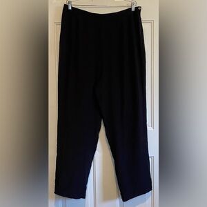 Bob Mackie Wearable Art Women’s Vintage NWT Black Loose Wide Pants Size XL Silk